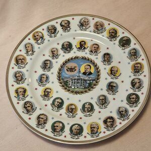 Vintage Presidential Plate  - Kitsch